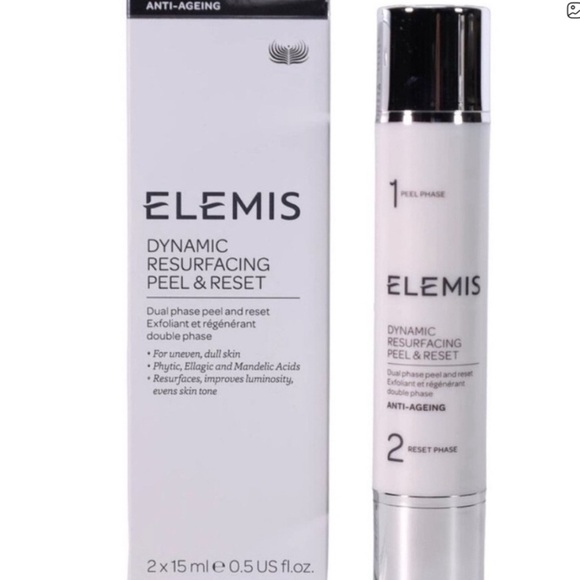 $115 Elemis Dynamic Resurfacing Peel & Reset 2 step system NIB